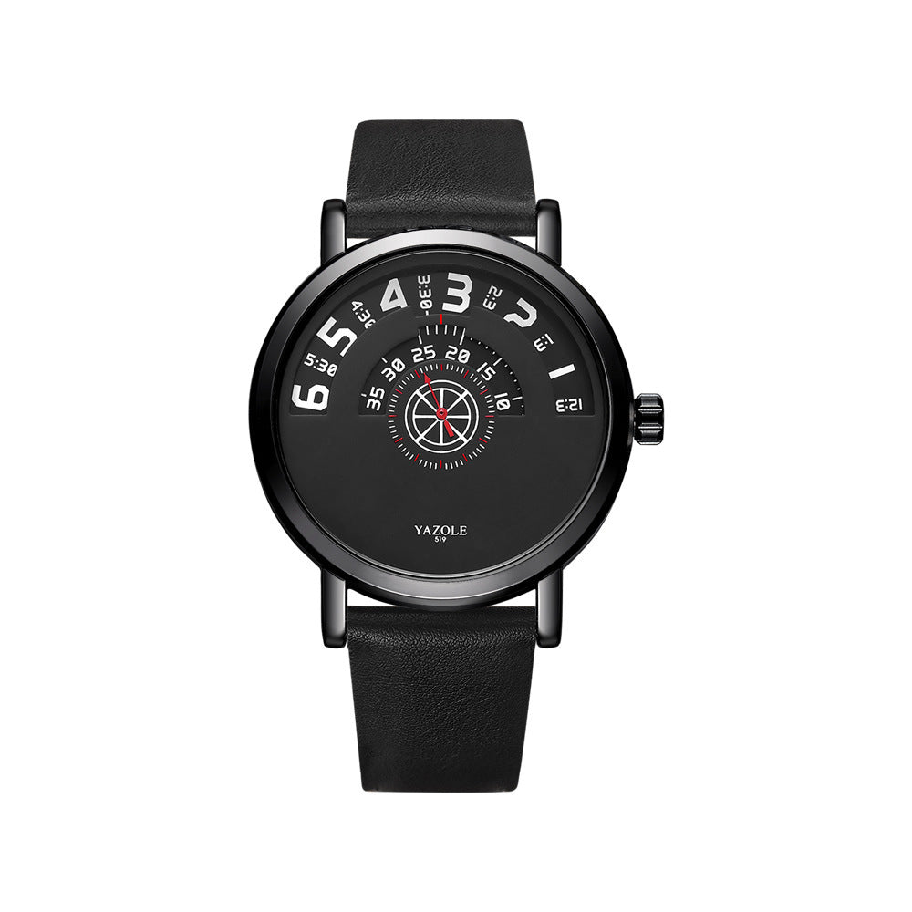 Stylish Men’s Quartz Turntable Watch