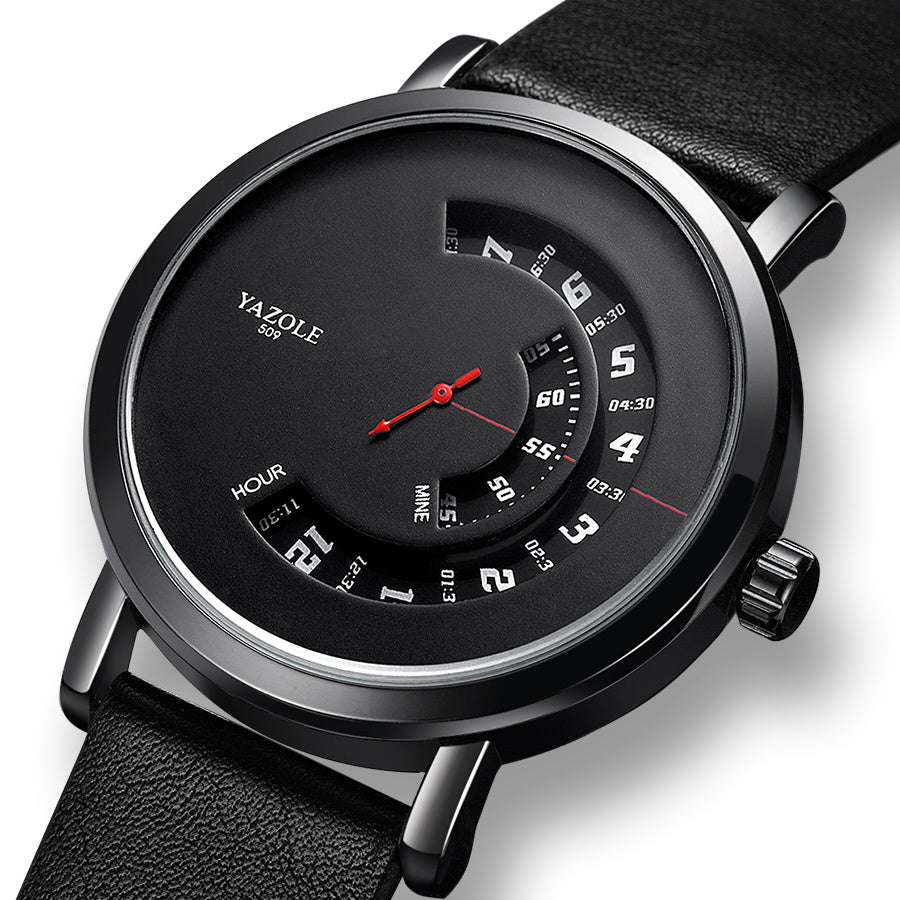 Stylish Men’s Quartz Turntable Watch