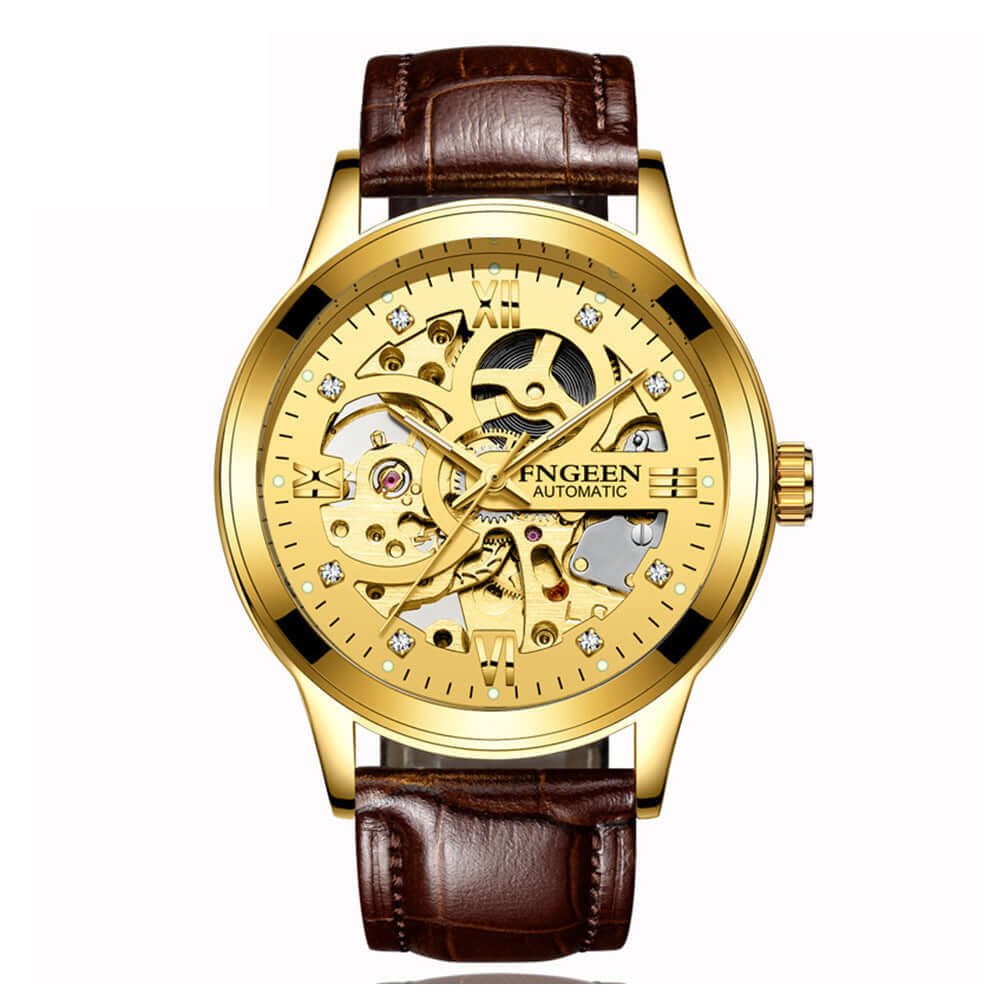 Luminous Steel Automatic Watch