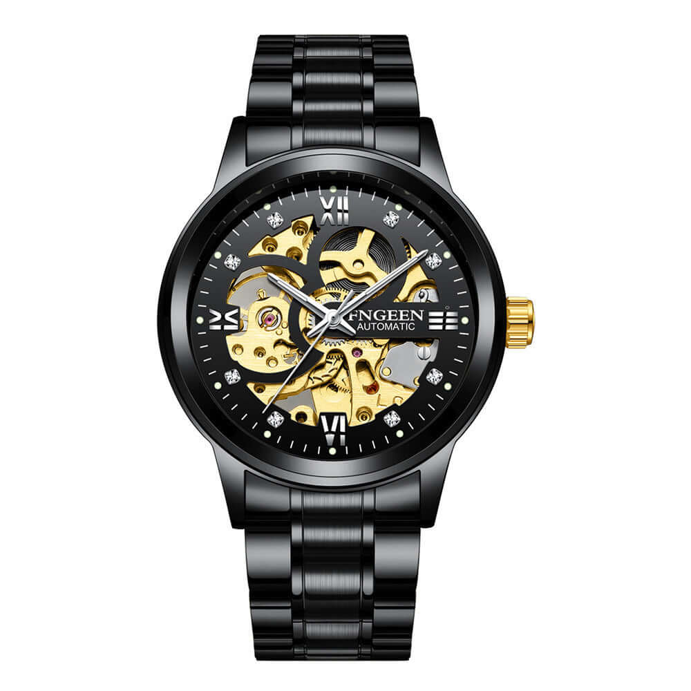 Luminous Steel Automatic Watch