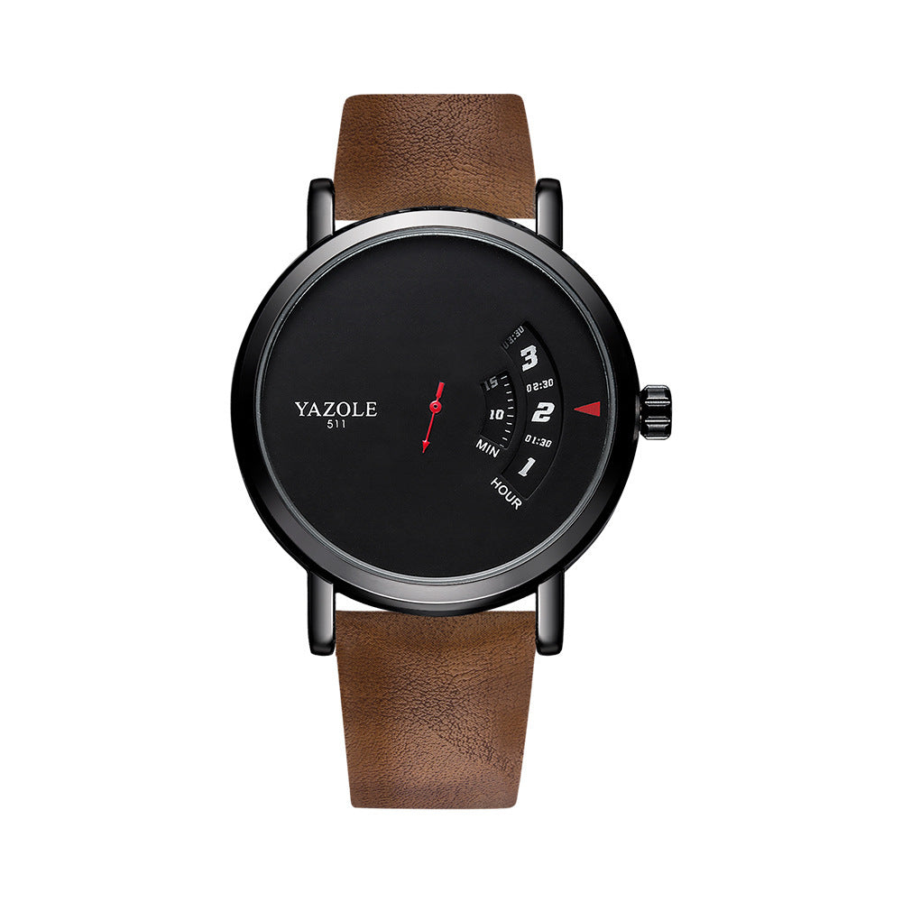Stylish Men’s Quartz Turntable Watch