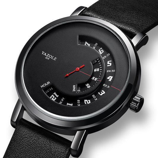 Stylish Men’s Quartz Turntable Watch