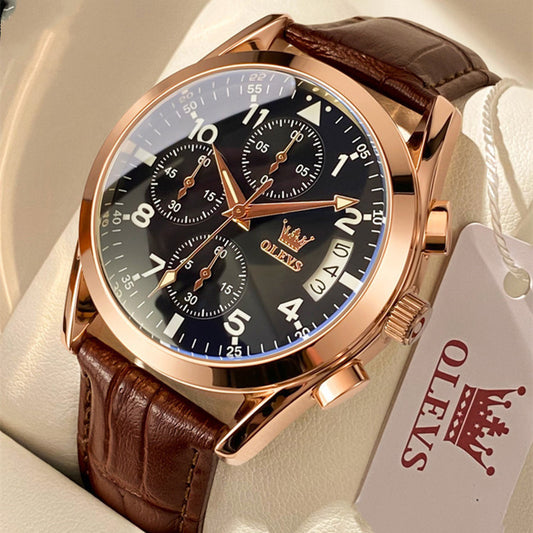 OLEVS Luminous Quartz Men’s Luxury Watch
