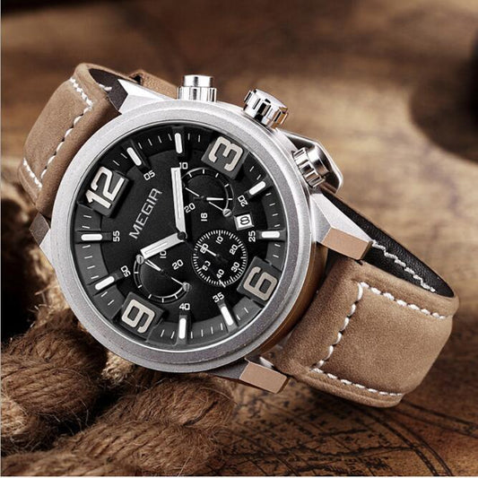 Three-Eye Men’s Sports Quartz Watch