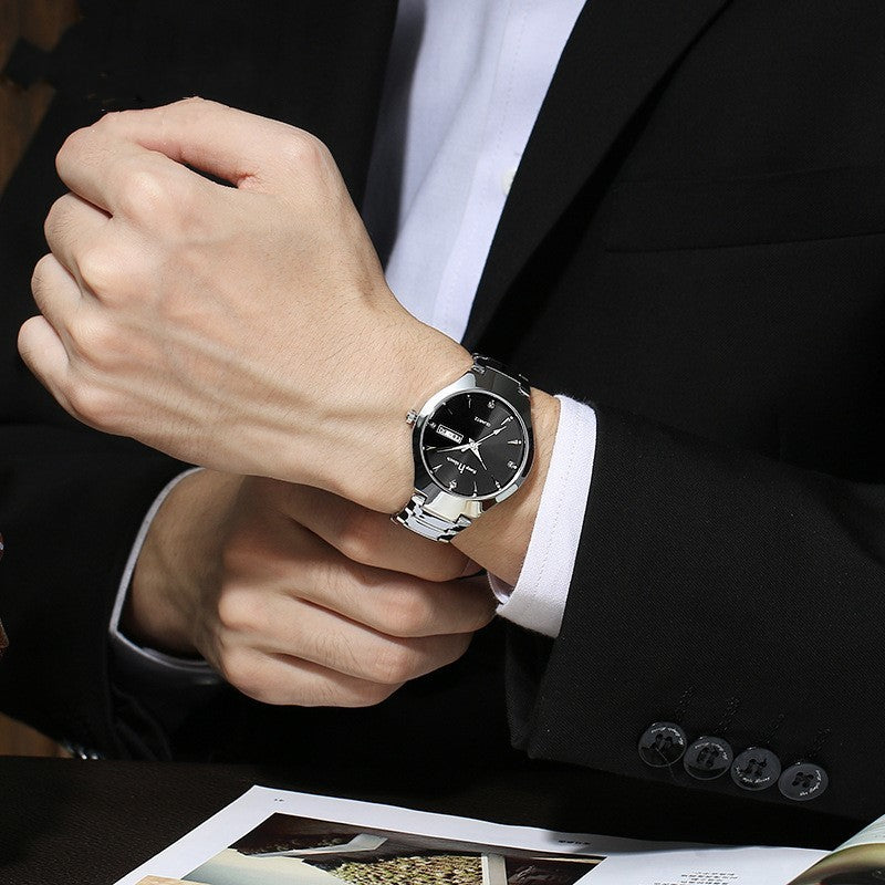 Luminous Calendar Quartz Couple Watch