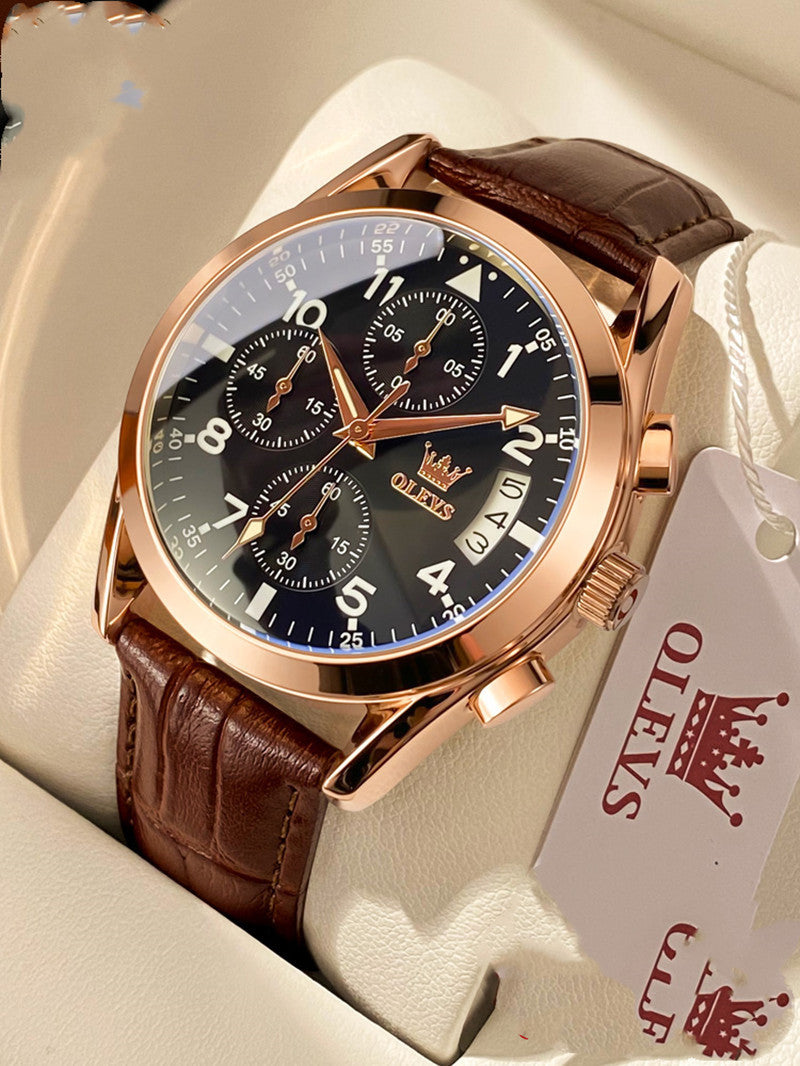 OLEVS Luminous Quartz Men’s Luxury Watch